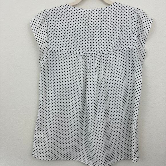 Savanna Jane Polka Dot Blouse with Floral Embroidery - Picture 4 of 6